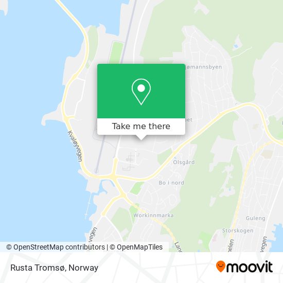 Rusta Tromsø map