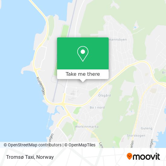 Tromsø Taxi map