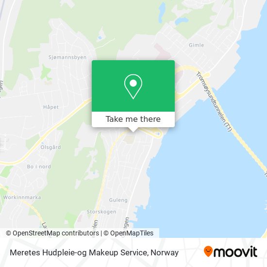 Meretes Hudpleie-og Makeup Service map