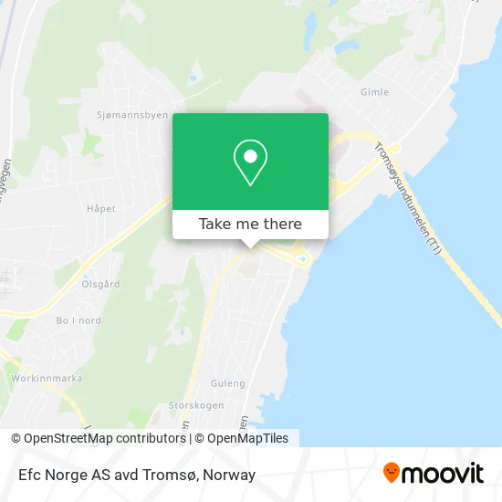 Efc Norge AS avd Tromsø map