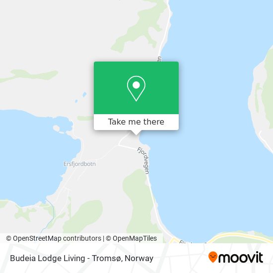 Budeia Lodge Living - Tromsø map