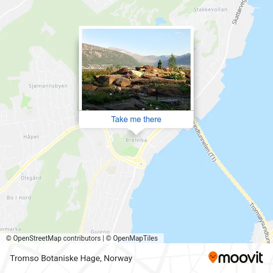 Tromso Botaniske Hage map