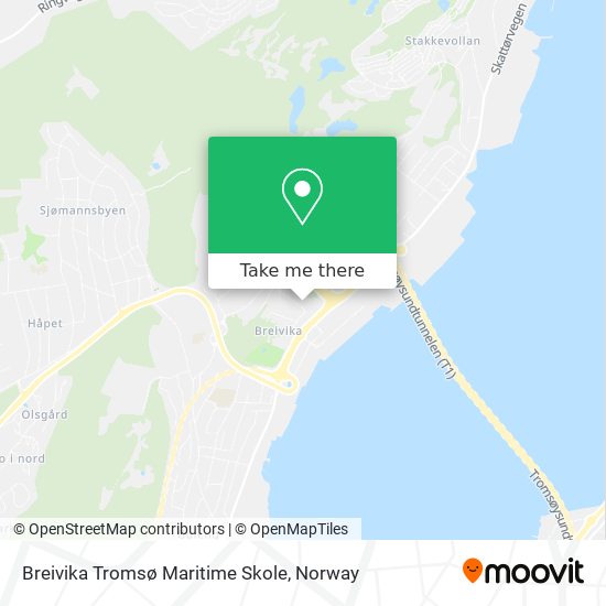 Breivika Tromsø Maritime Skole map