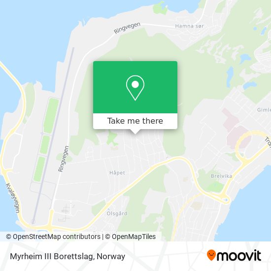 Myrheim III Borettslag map
