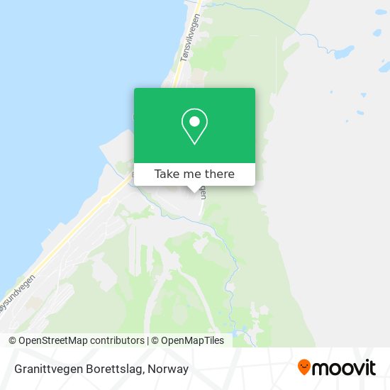 Granittvegen Borettslag map