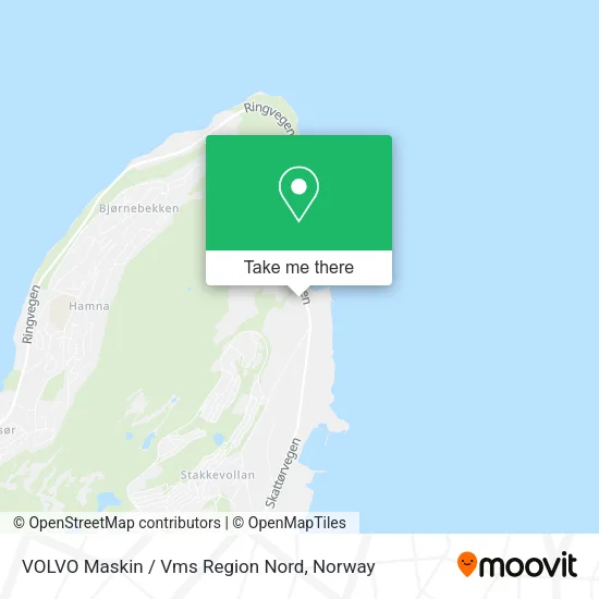 VOLVO Maskin / Vms Region Nord map