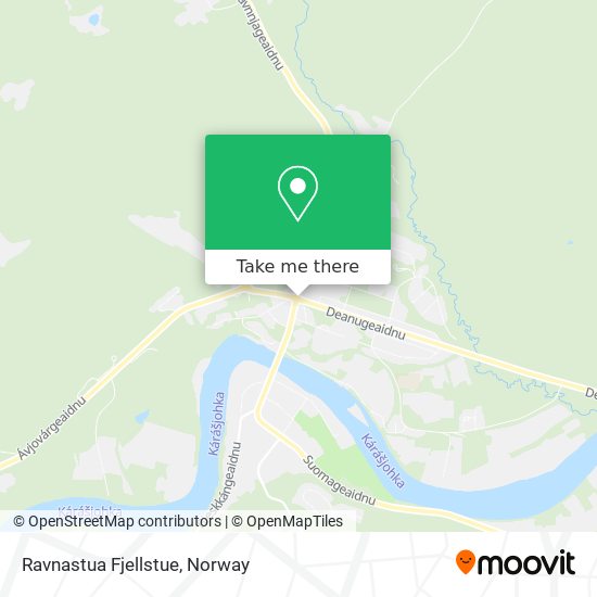 Ravnastua Fjellstue map