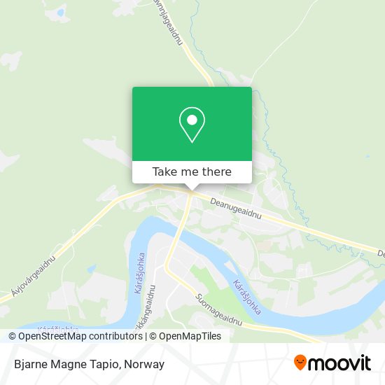Bjarne Magne Tapio map