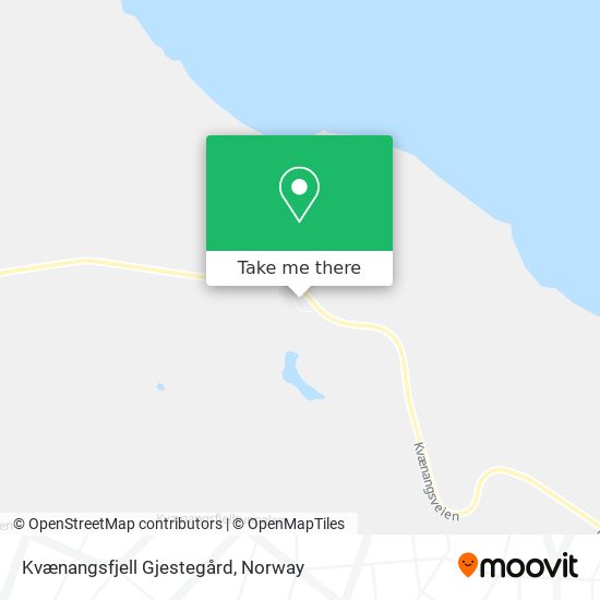 Kvænangsfjell Gjestegård map