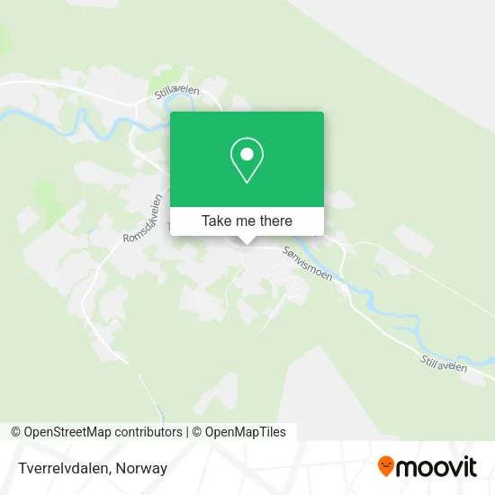 Tverrelvdalen map