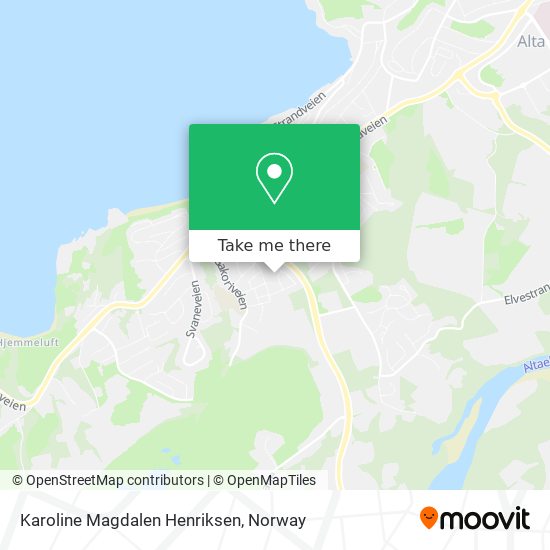 Karoline Magdalen Henriksen map