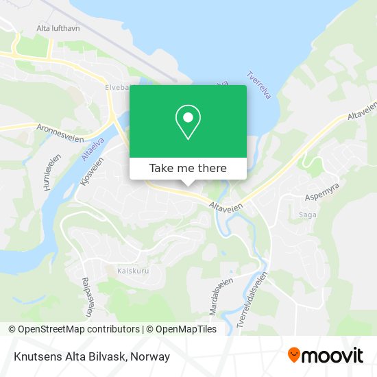 Knutsens Alta Bilvask map