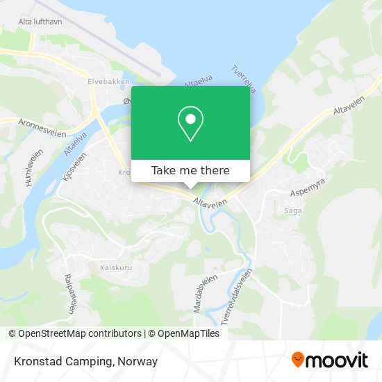 Kronstad Camping map