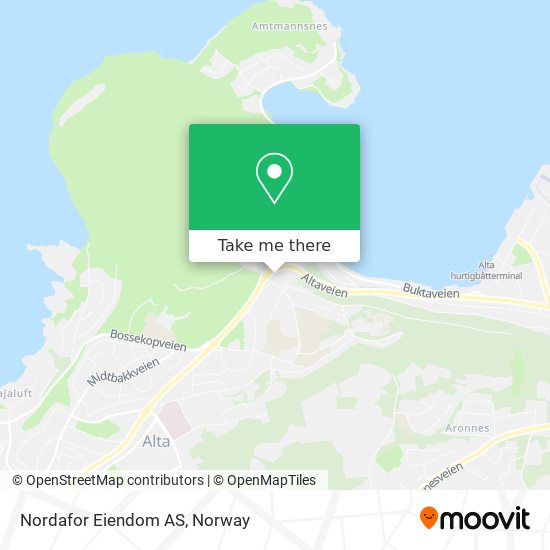 Nordafor Eiendom AS map