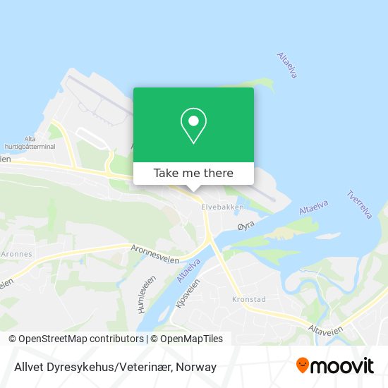 Allvet Dyresykehus/Veterinær map