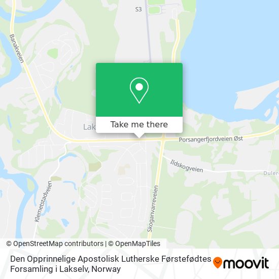 Den Opprinnelige Apostolisk Lutherske Førstefødtes Forsamling i Lakselv map