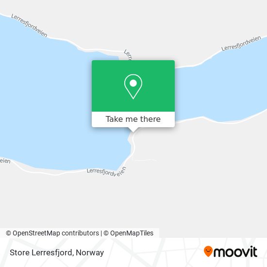 Store Lerresfjord map