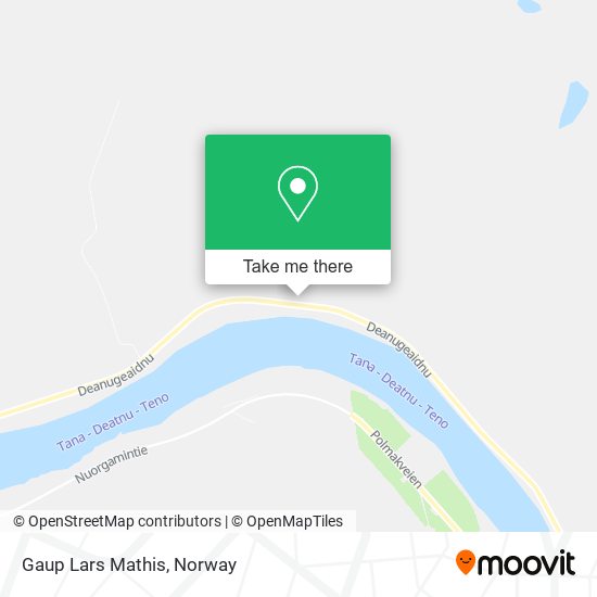 Gaup Lars Mathis map