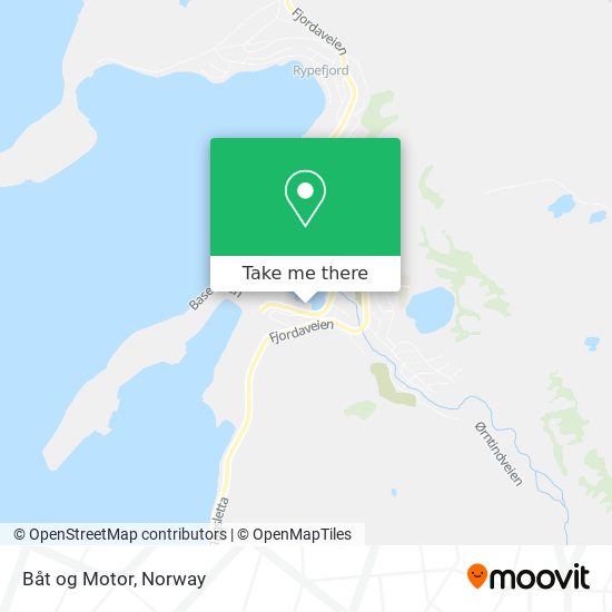 Båt og Motor map