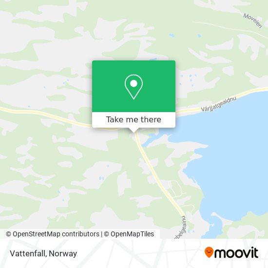 Vattenfall map