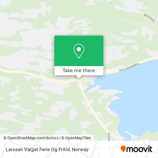 Larssen Varjjat Ferie Og Fritid map