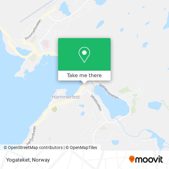 Yogateket map