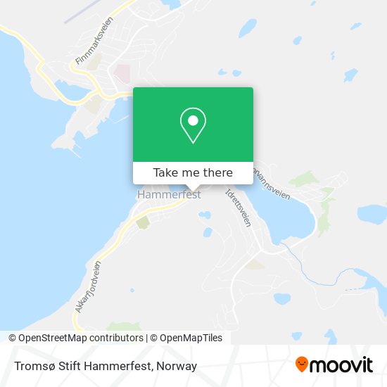 Tromsø Stift Hammerfest map