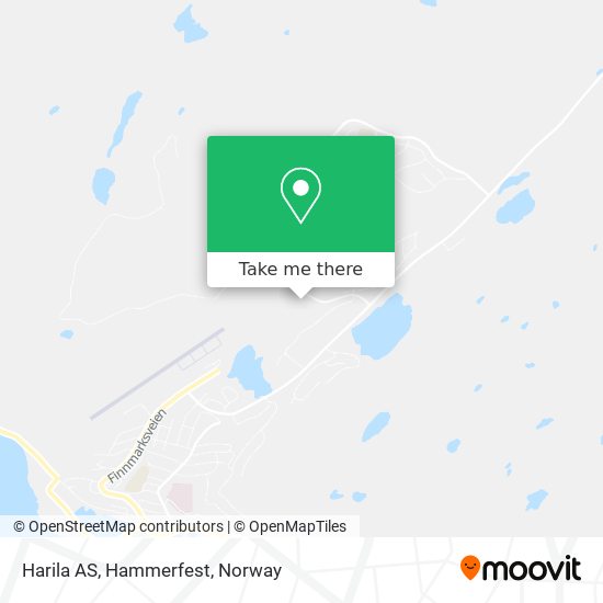 Harila AS, Hammerfest map
