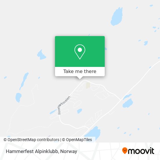 Hammerfest Alpinklubb map