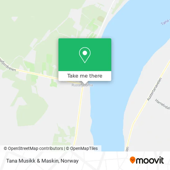 Tana Musikk & Maskin map