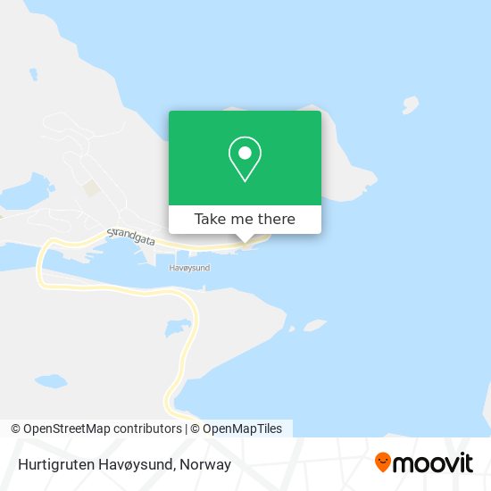 Hurtigruten Havøysund map