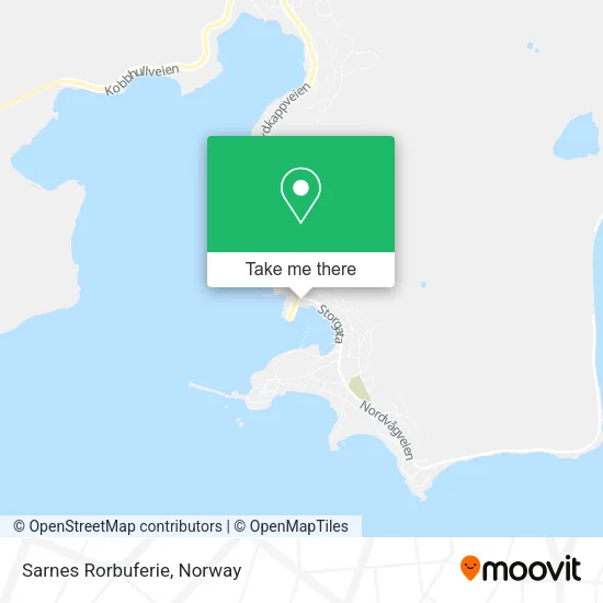 Sarnes Rorbuferie map