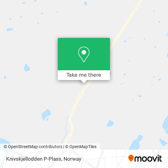 Knivskjellodden P-Plass map