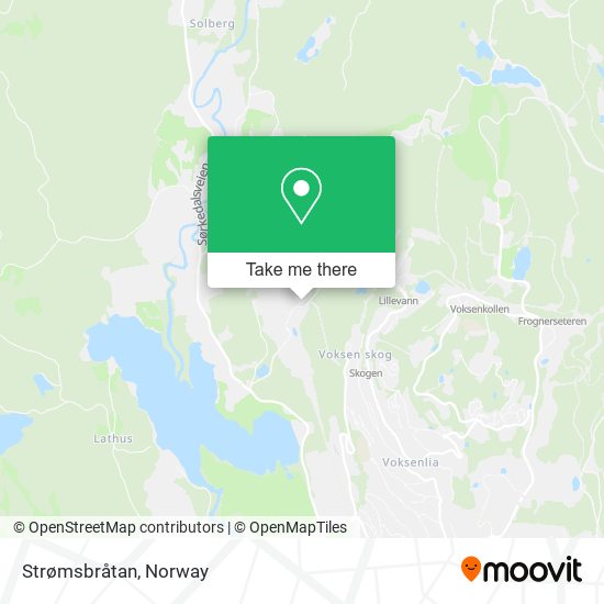 Strømsbråtan map