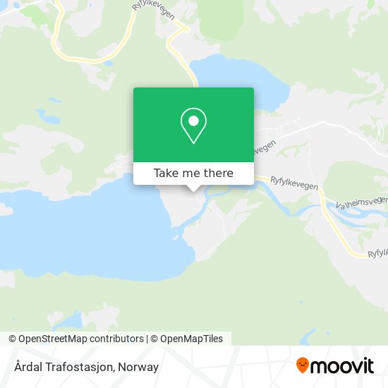 Årdal Trafostasjon map