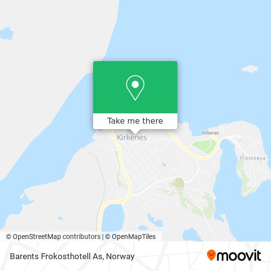 Barents Frokosthotell As map