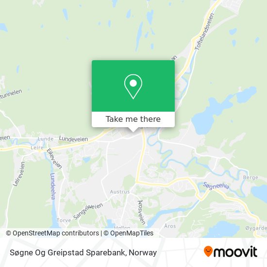 Søgne Og Greipstad Sparebank map