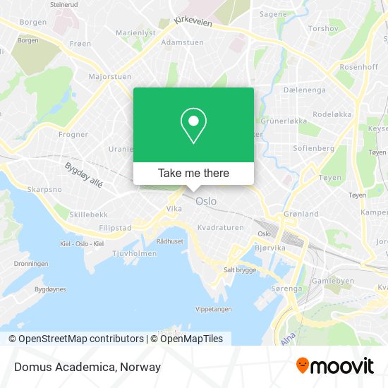 Domus Academica map