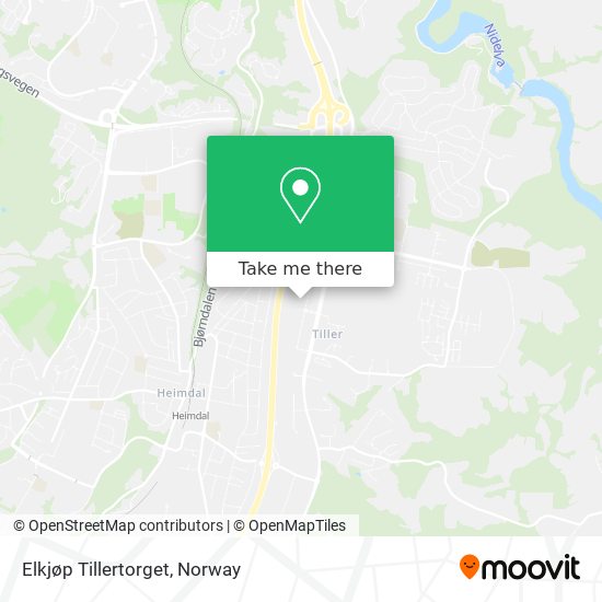 Elkjøp Tillertorget map