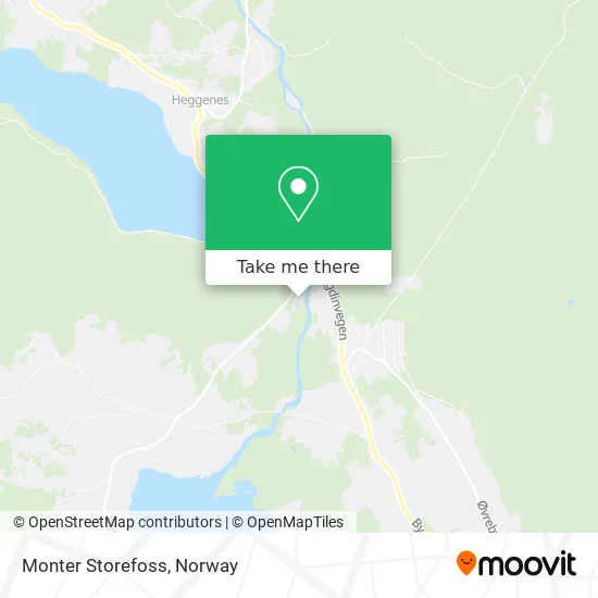 Monter Storefoss map