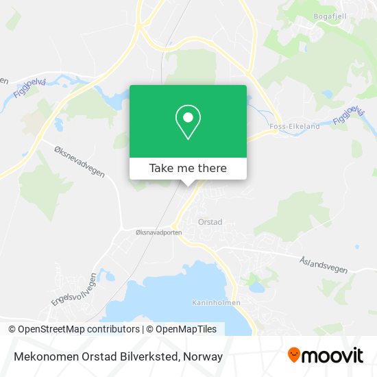 Mekonomen Orstad Bilverksted map