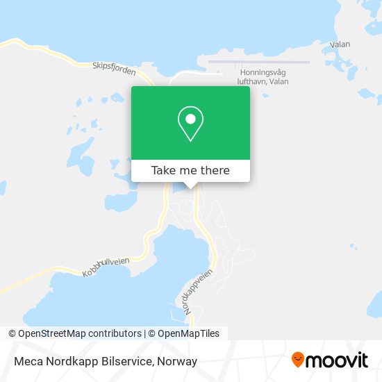 Meca Nordkapp Bilservice map