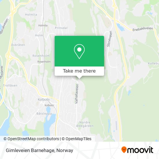 Gimleveien Barnehage map