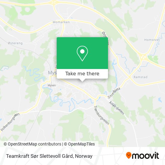 Teamkraft Sør Slettevoll Gård map
