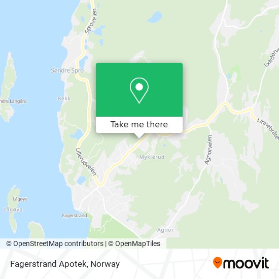 Fagerstrand Apotek map