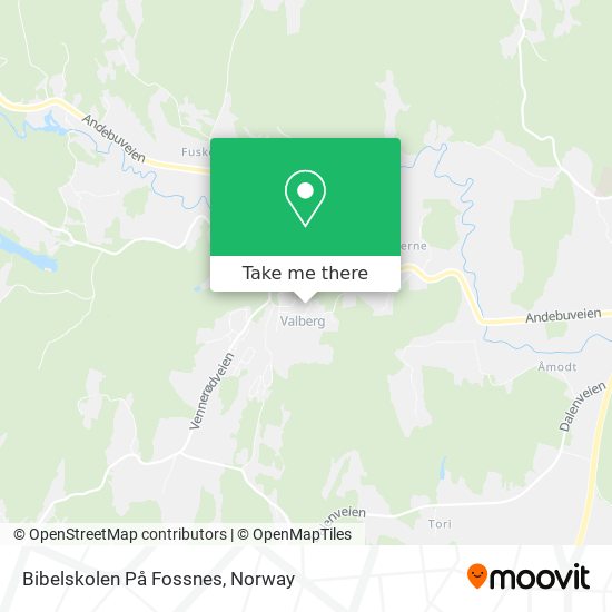 Bibelskolen På Fossnes map