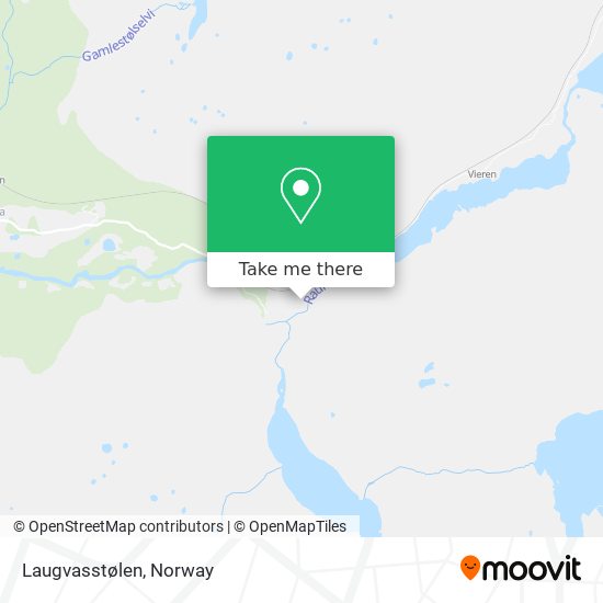 Laugvasstølen map