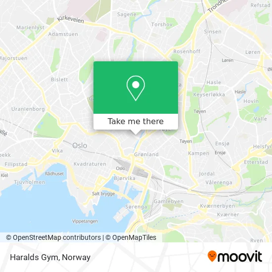 Haralds Gym map