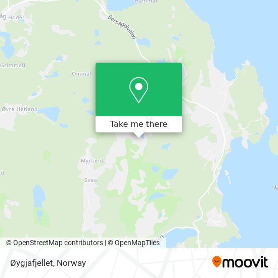 Øygjafjellet map