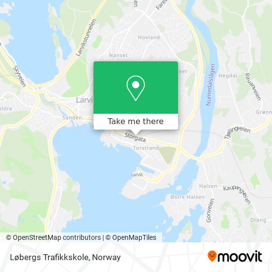 Løbergs Trafikkskole map